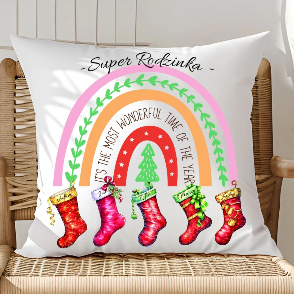Super Rodzinka - poduszka, spersonalizowany prezent dla rodziny