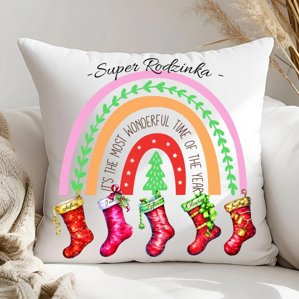 Super Rodzinka - poduszka, spersonalizowany prezent dla rodziny