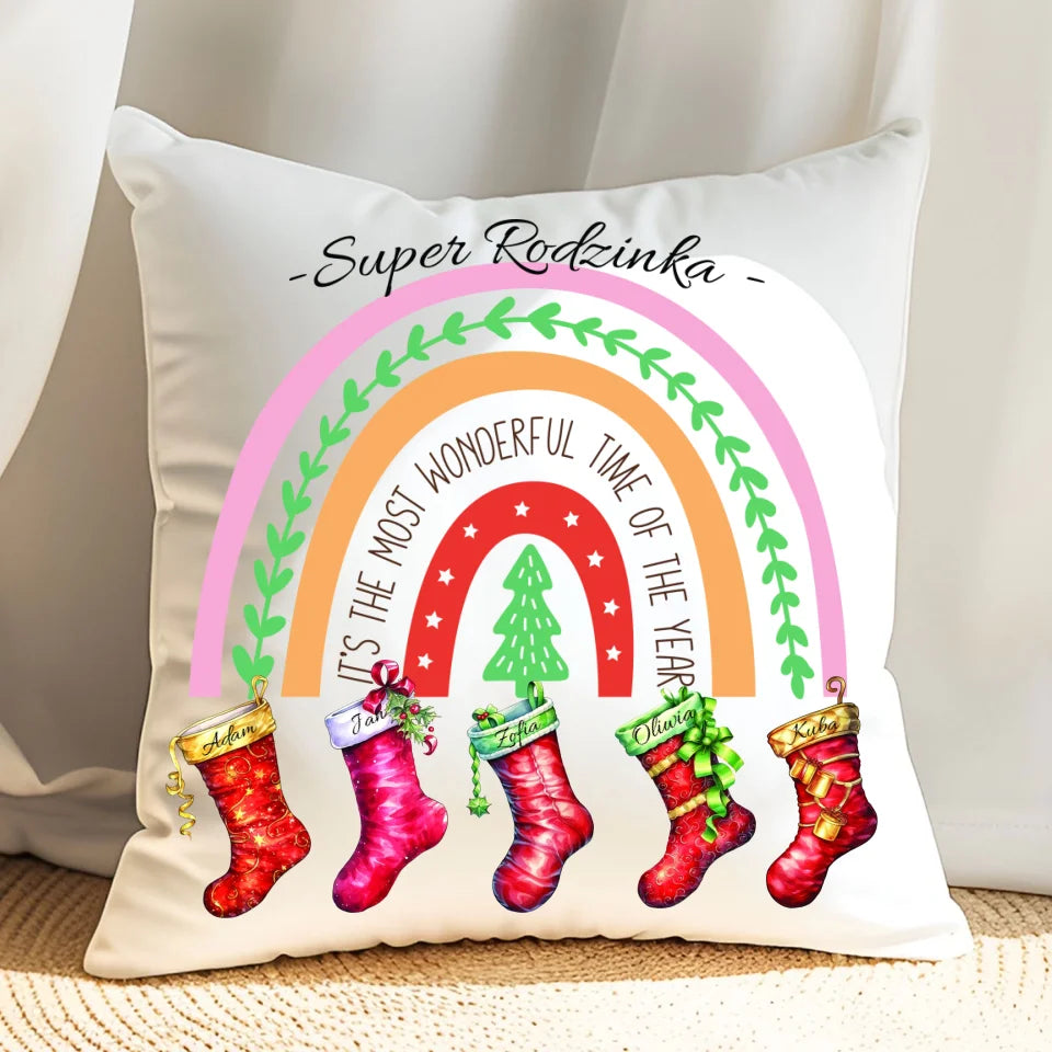 Super Rodzinka - poduszka, spersonalizowany prezent dla rodziny