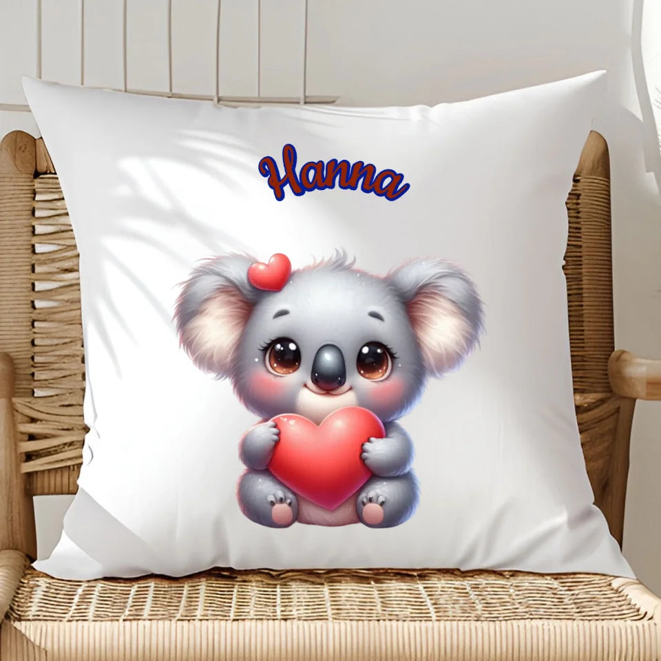 Koala - poduszka, spersonalizowany prezent na Mikołajki dla dzieci