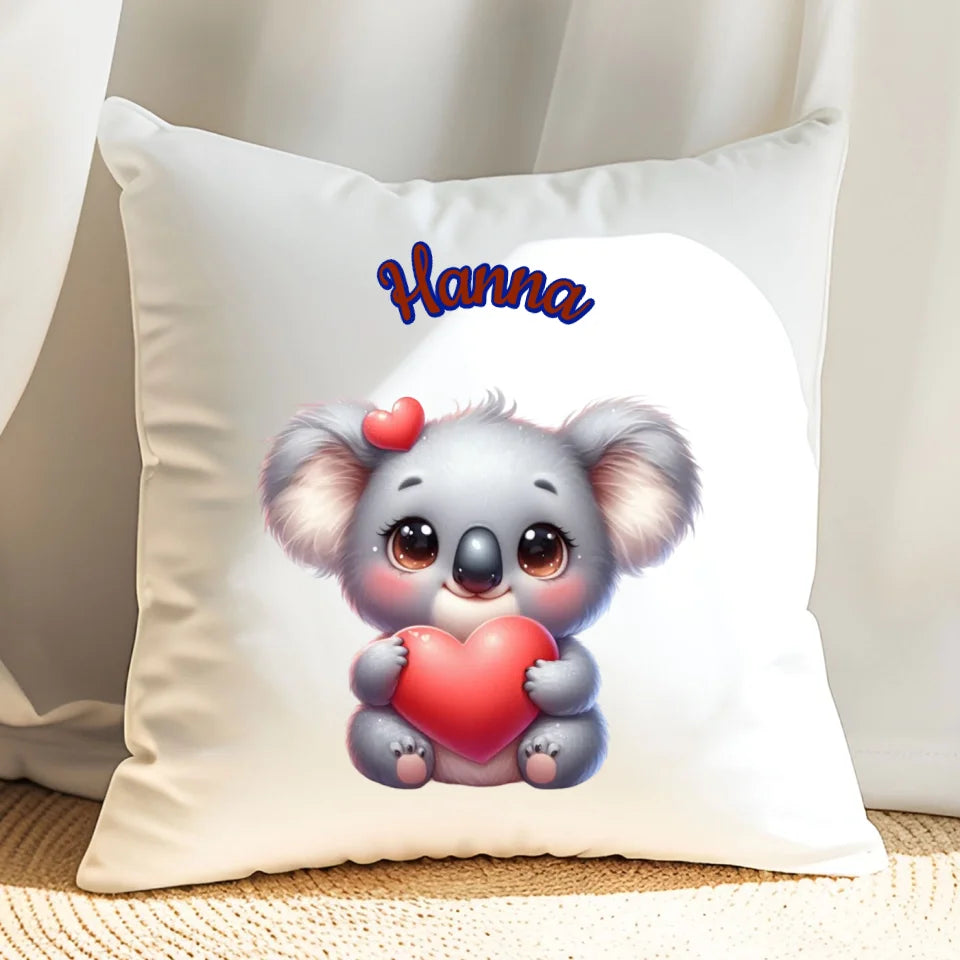 Koala - poduszka, spersonalizowany prezent na Mikołajki dla dzieci