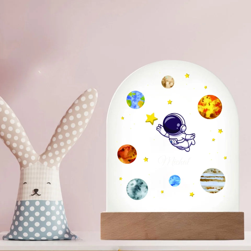 Kosmonafta - lampka nocna, prezent na Mikołajki dla dziecka