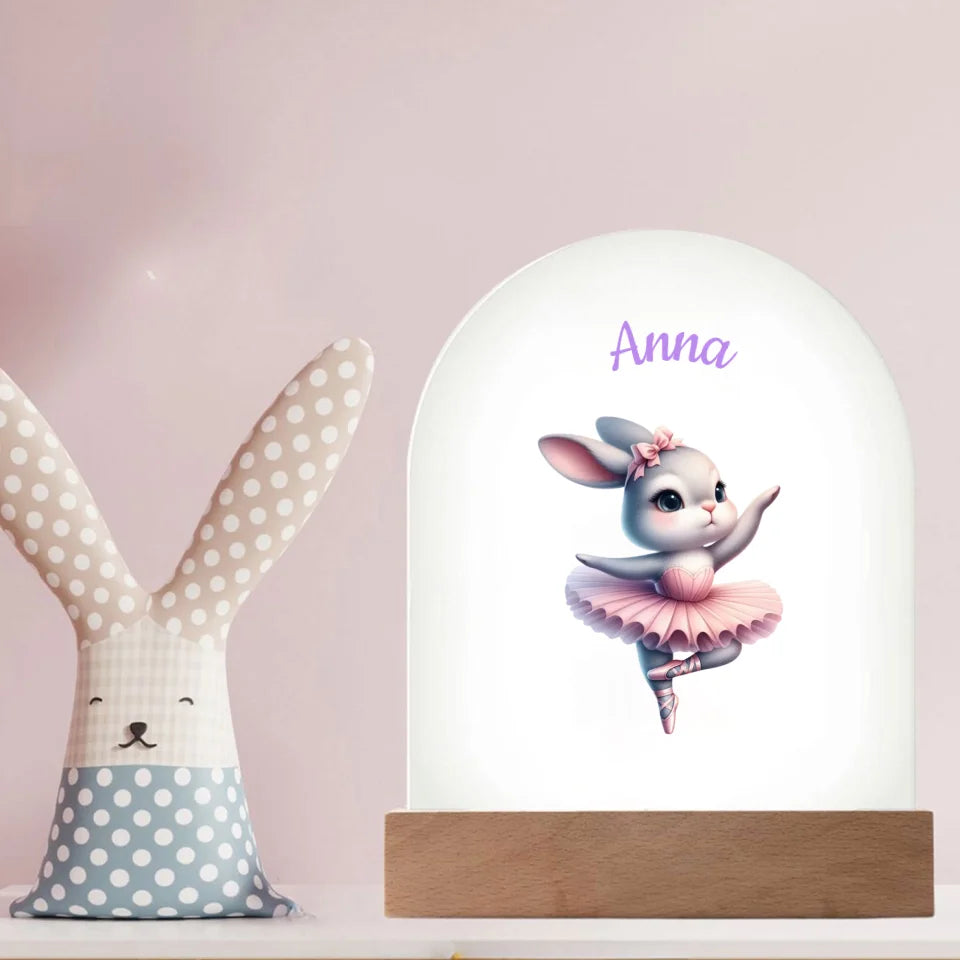 Lampka nocna dla dziecka - Króliczek baletnica