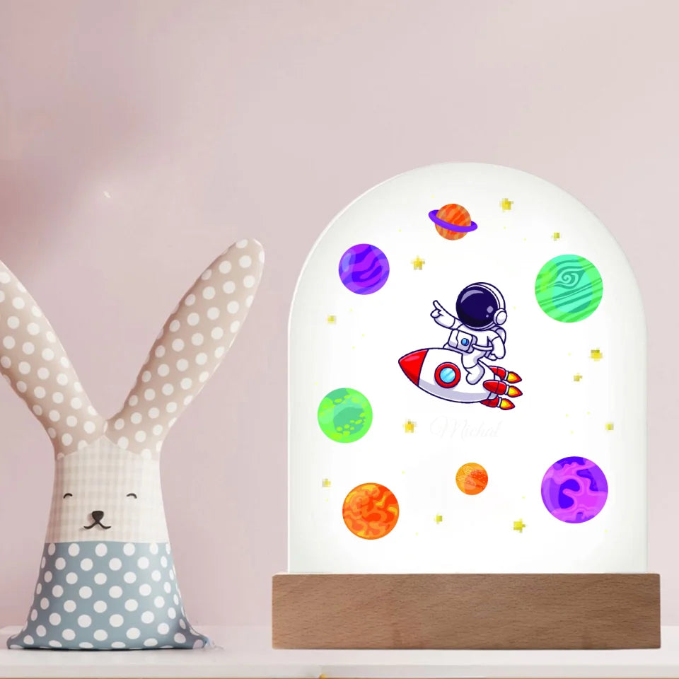 Kosmonafta #2 - lampka nocna, prezent na Mikołajki dla dziecka