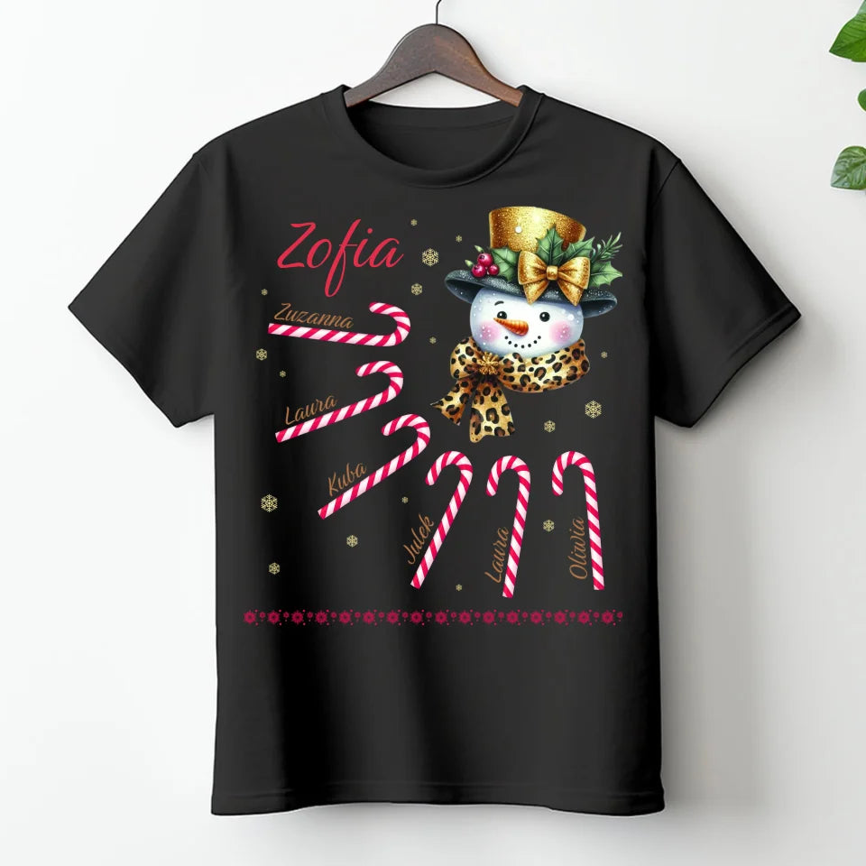 Śnieżna babcia - koszulka, wyjątkowy prezent na Boże Narodzenie dla babci