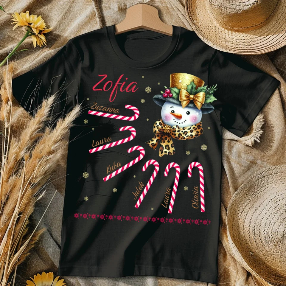 Śnieżna babcia - koszulka, wyjątkowy prezent na Boże Narodzenie dla babci