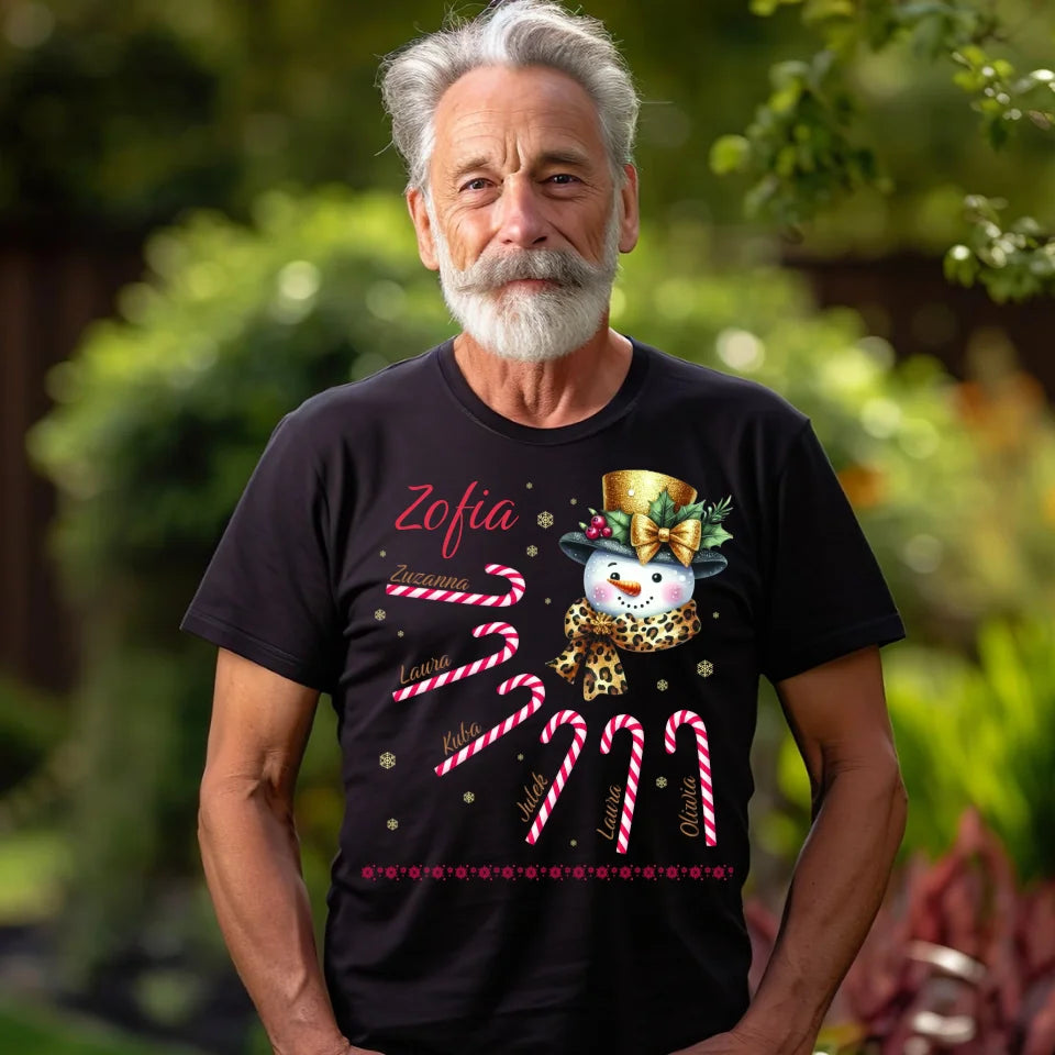 Śnieżna babcia - koszulka, wyjątkowy prezent na Boże Narodzenie dla babci