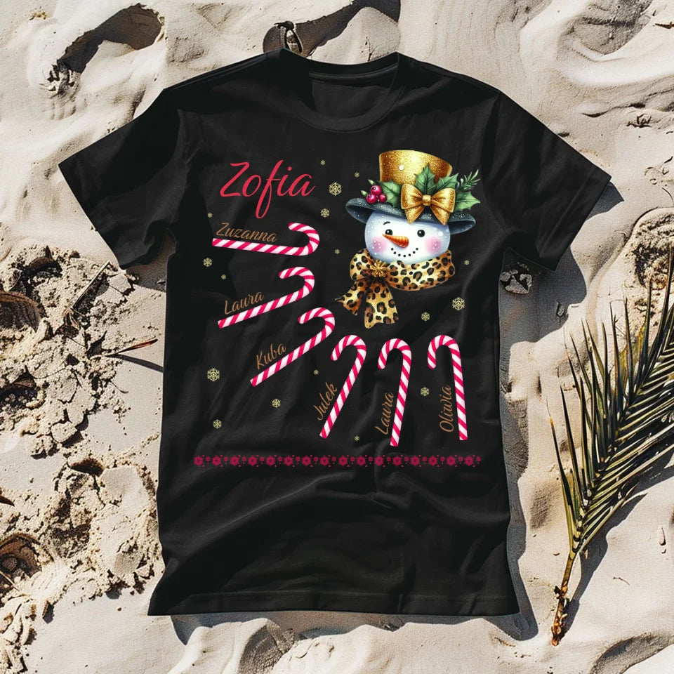 Śnieżna babcia - koszulka, wyjątkowy prezent na Boże Narodzenie dla babci