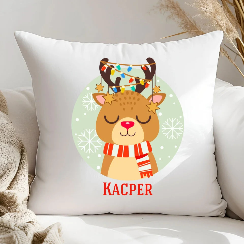 Śliczne zwierzęta - poduszka, spersonalizowany prezent na Mikołajki dla dzieci