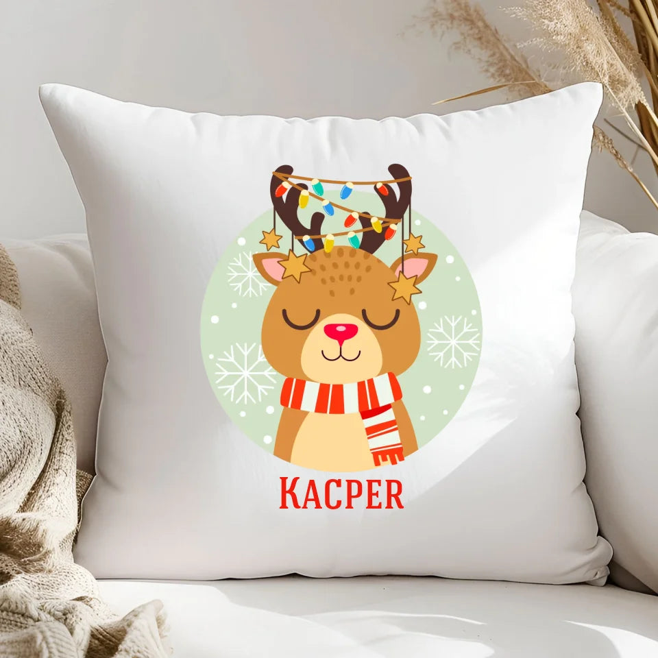 Śliczne zwierzęta - poduszka, spersonalizowany prezent na Mikołajki dla dzieci