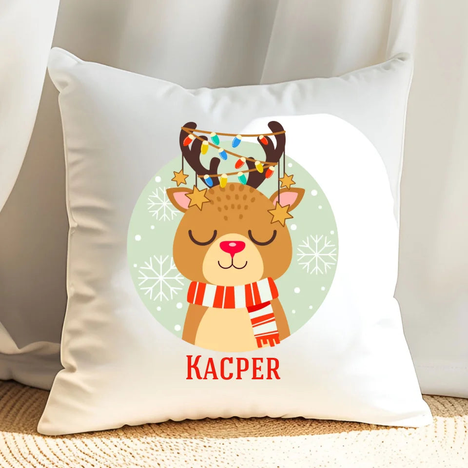 Śliczne zwierzęta - poduszka, spersonalizowany prezent na Mikołajki dla dzieci