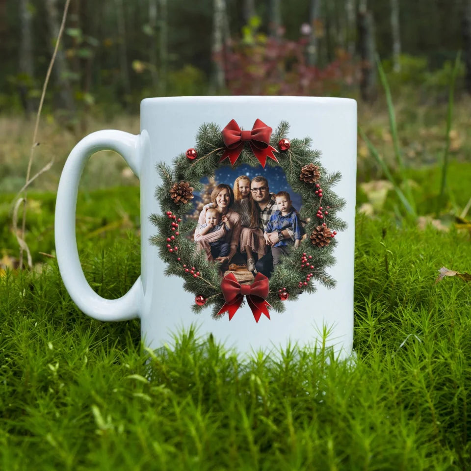 Rodzinne zdjęcie świąteczne - Kubek, wyjątkowy prezent na Boże Narodzenie dla rodziny