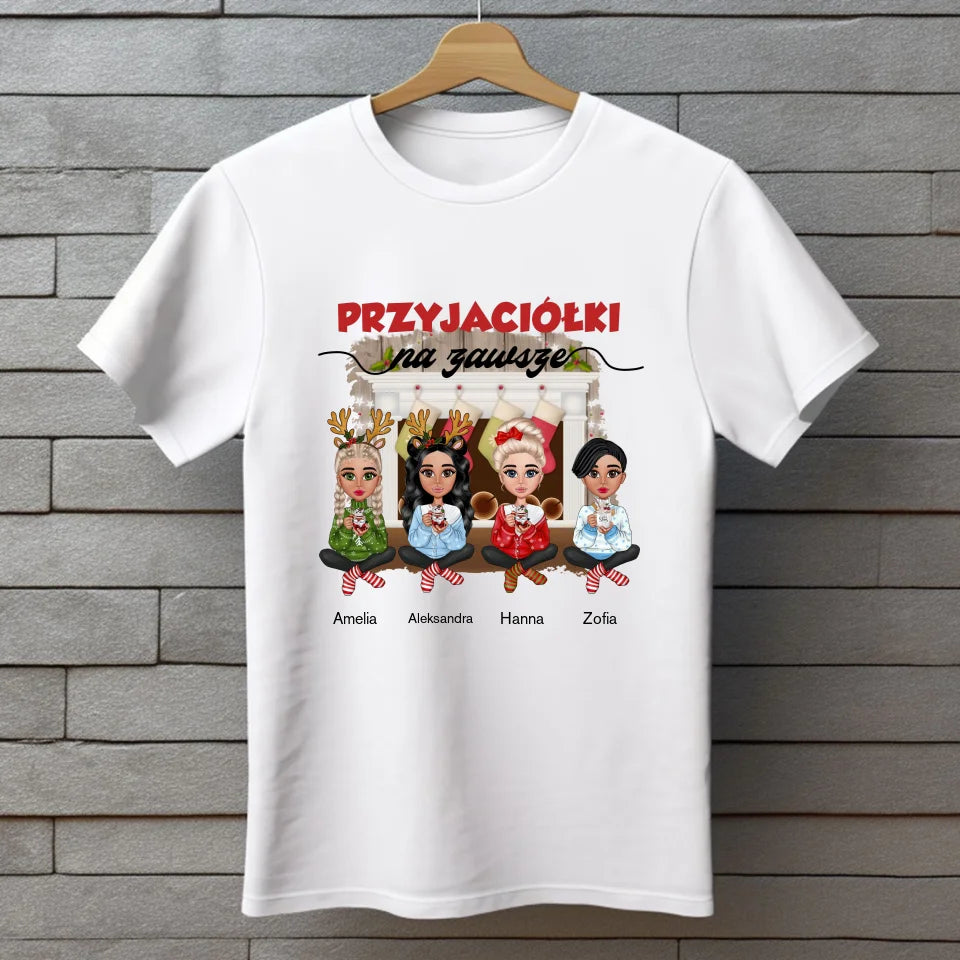 Przyjaciółki na zawsze - koszulka, wyjątkowy prezent na Boże Narodzenie dla przyjaciółek
przyjaciółek