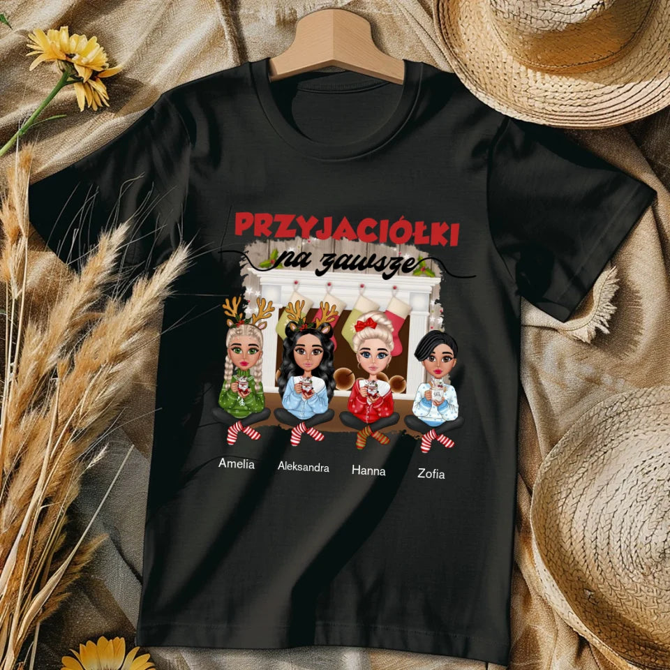 Przyjaciółki na zawsze - koszulka, wyjątkowy prezent na Boże Narodzenie dla przyjaciółek
przyjaciółek