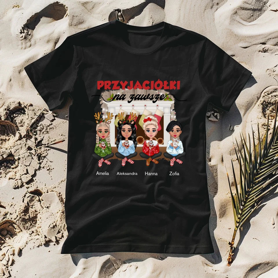 Przyjaciółki na zawsze - koszulka, wyjątkowy prezent na Boże Narodzenie dla przyjaciółek
przyjaciółek