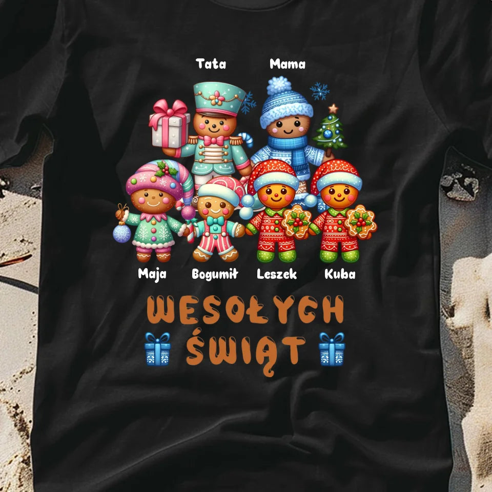 Wesołych Świąt - koszulka, wyjątkowy prezent na Boże Narodzenie dla rodziny