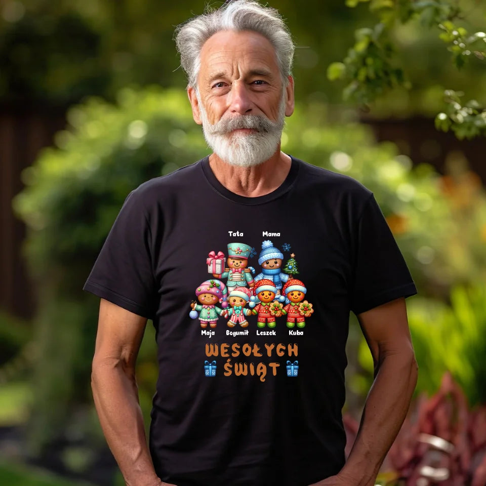 Wesołych Świąt - koszulka, wyjątkowy prezent na Boże Narodzenie dla rodziny
