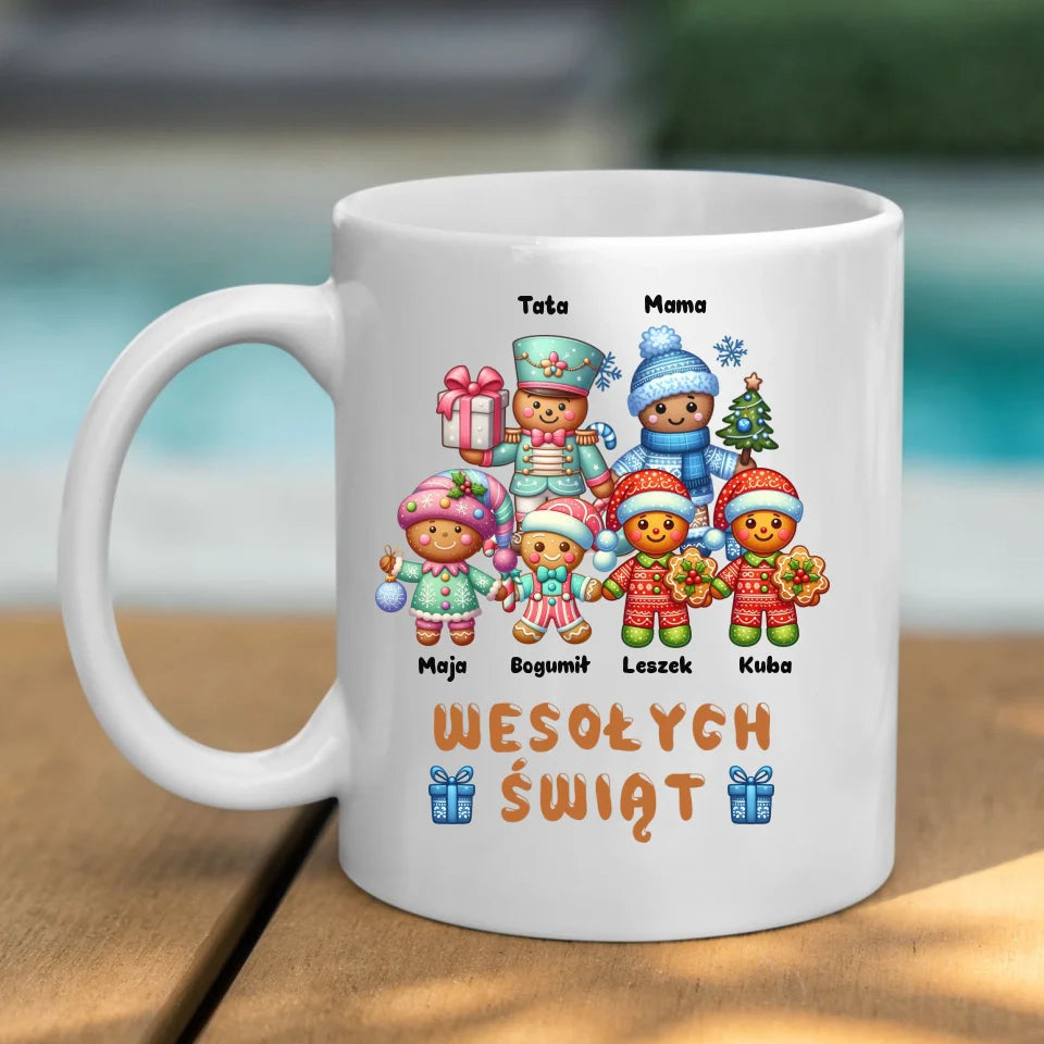 Wesołych Świąt - Kubek, wyjątkowy prezent na Boże Narodzenie dla rodziny