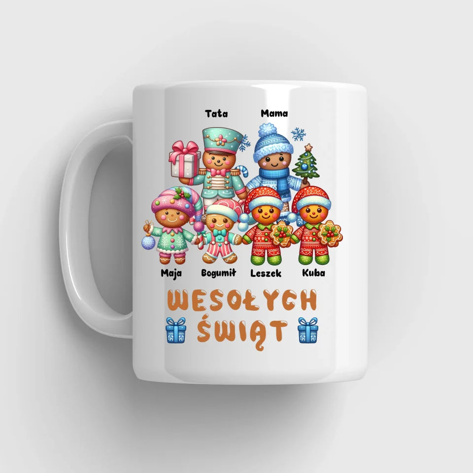 Wesołych Świąt - Kubek, wyjątkowy prezent na Boże Narodzenie dla rodziny