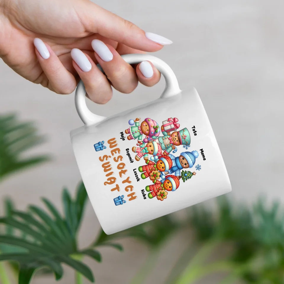 Wesołych Świąt - Kubek, wyjątkowy prezent na Boże Narodzenie dla rodziny