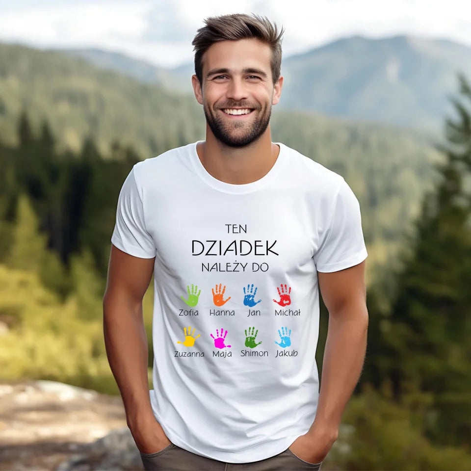 Ten dziadek należy do - koszulka, wyjątkowy prezent dla dziadka