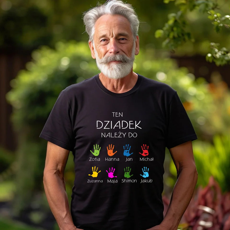 Ten dziadek należy do - koszulka, wyjątkowy prezent dla dziadka