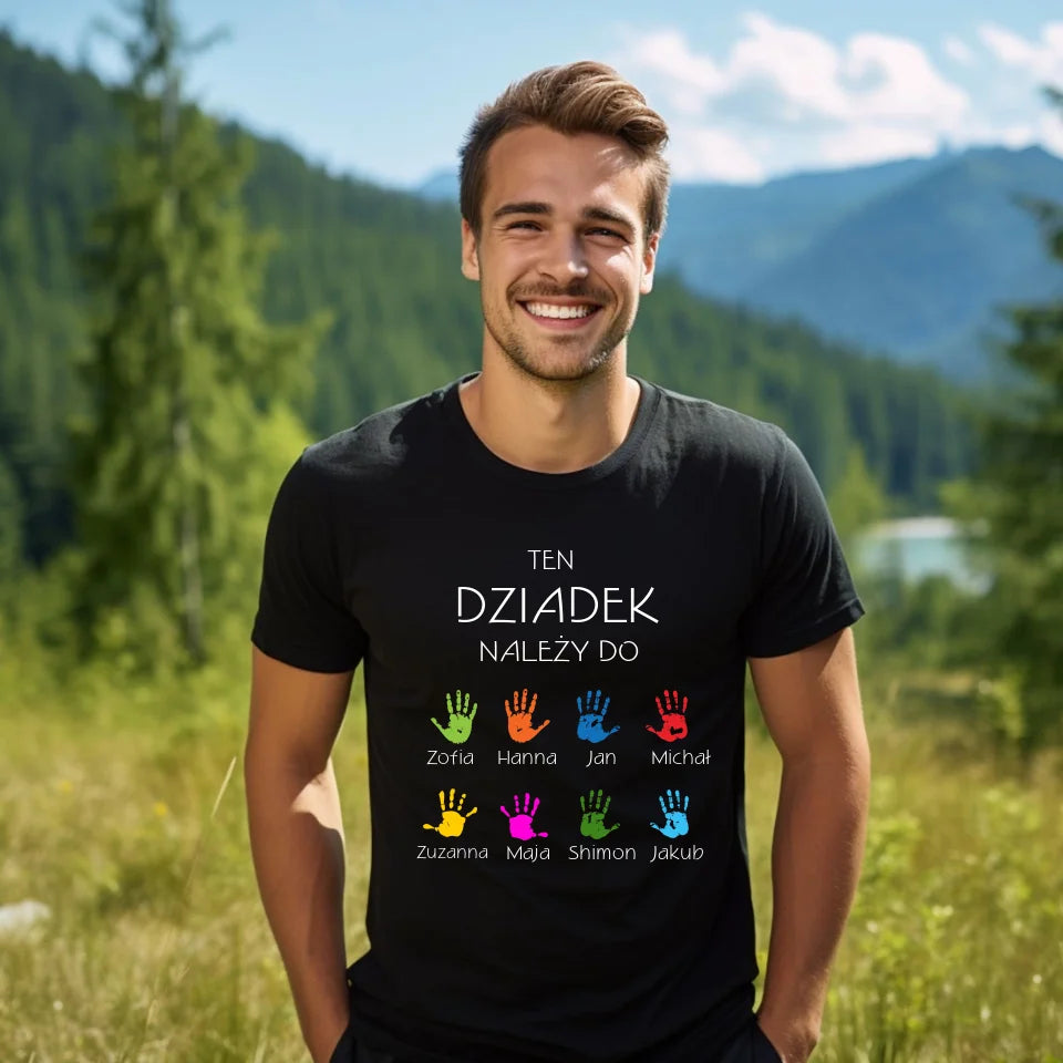 Ten dziadek należy do - koszulka, wyjątkowy prezent dla dziadka