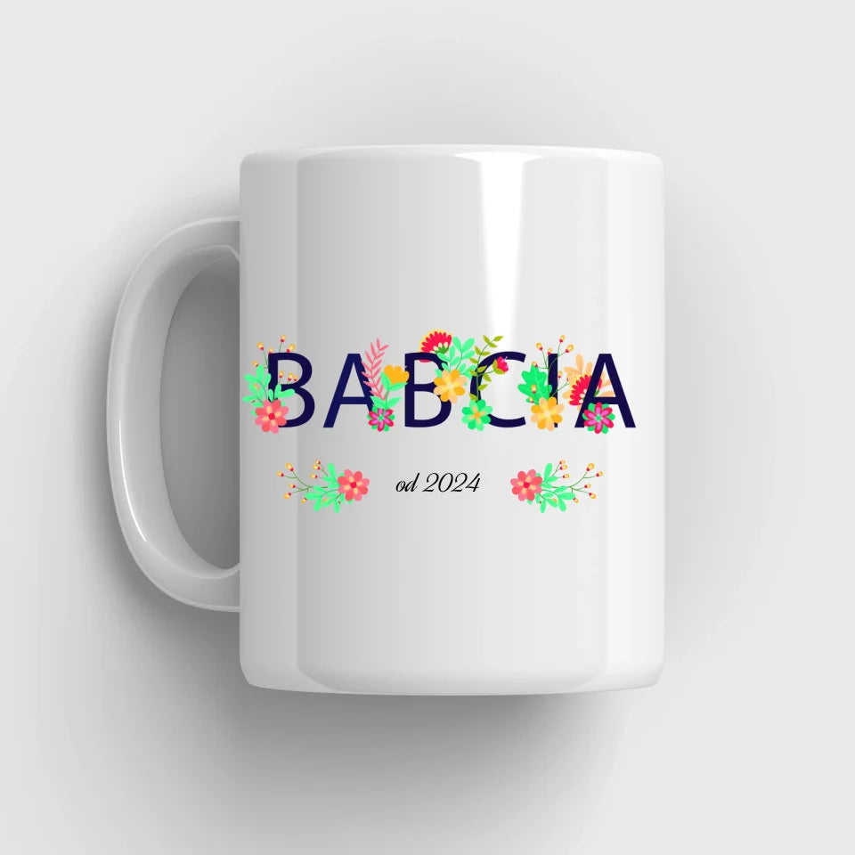 Babcia od - Kubek, wyjątkowy prezent na Boże Narodzenie dla babci