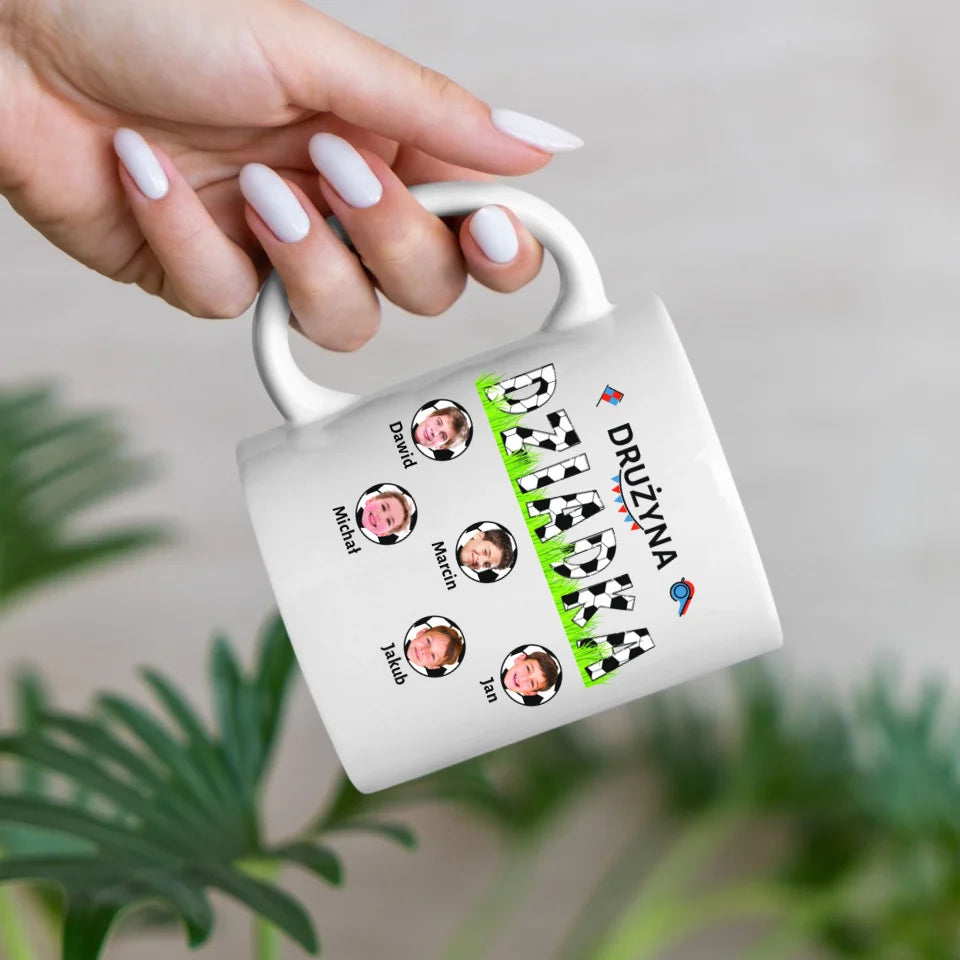 Drużyna dziadka - kubek, wyjątkowy prezent dla dziadka