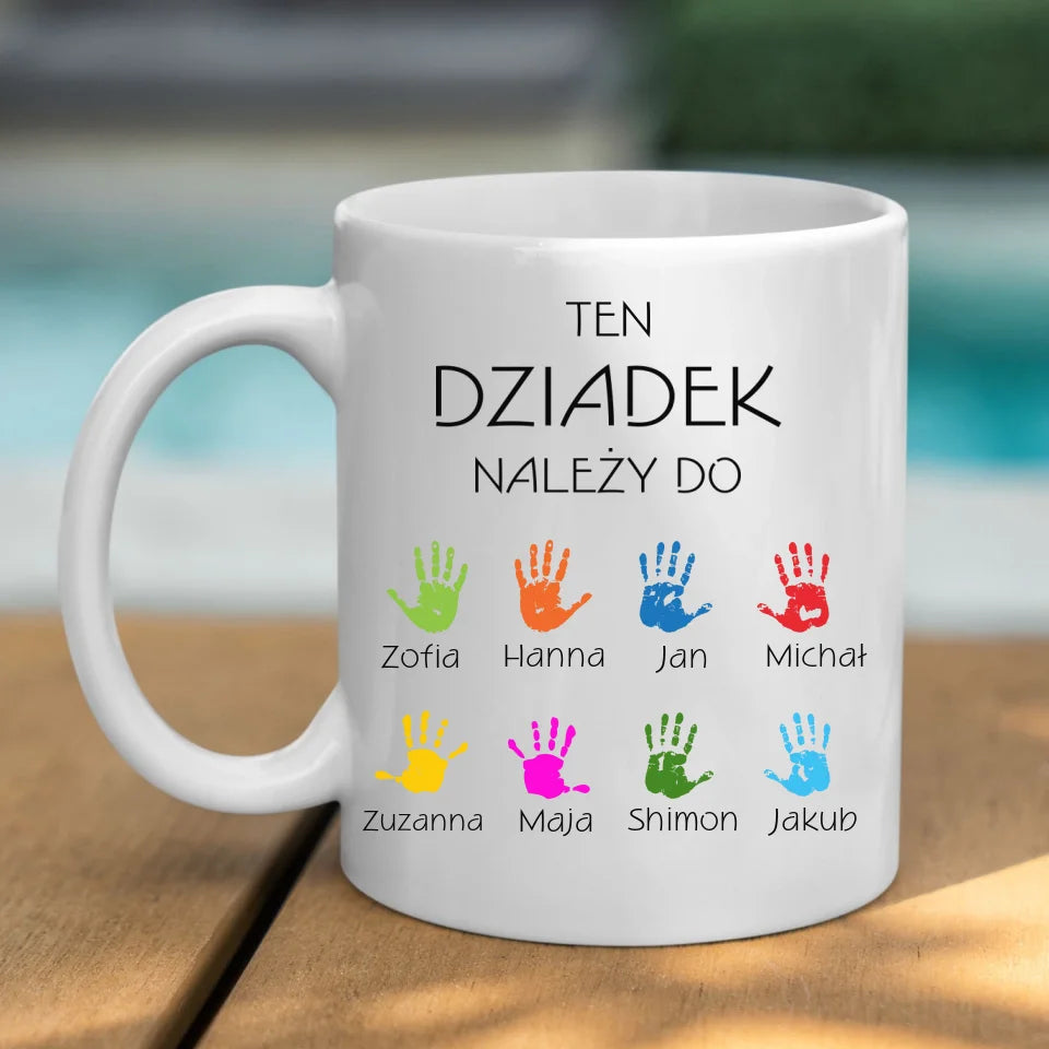 Ten dziadek należy do - kubek, wyjątkowy prezent dla dziadka