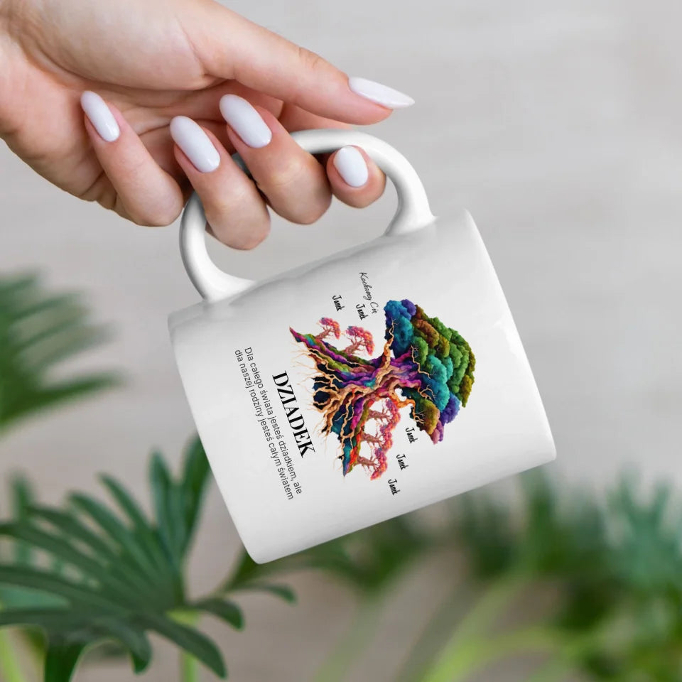 Dla całego świata jesteś dziadkiem - kubek, wyjątkowy prezent dla dziadka