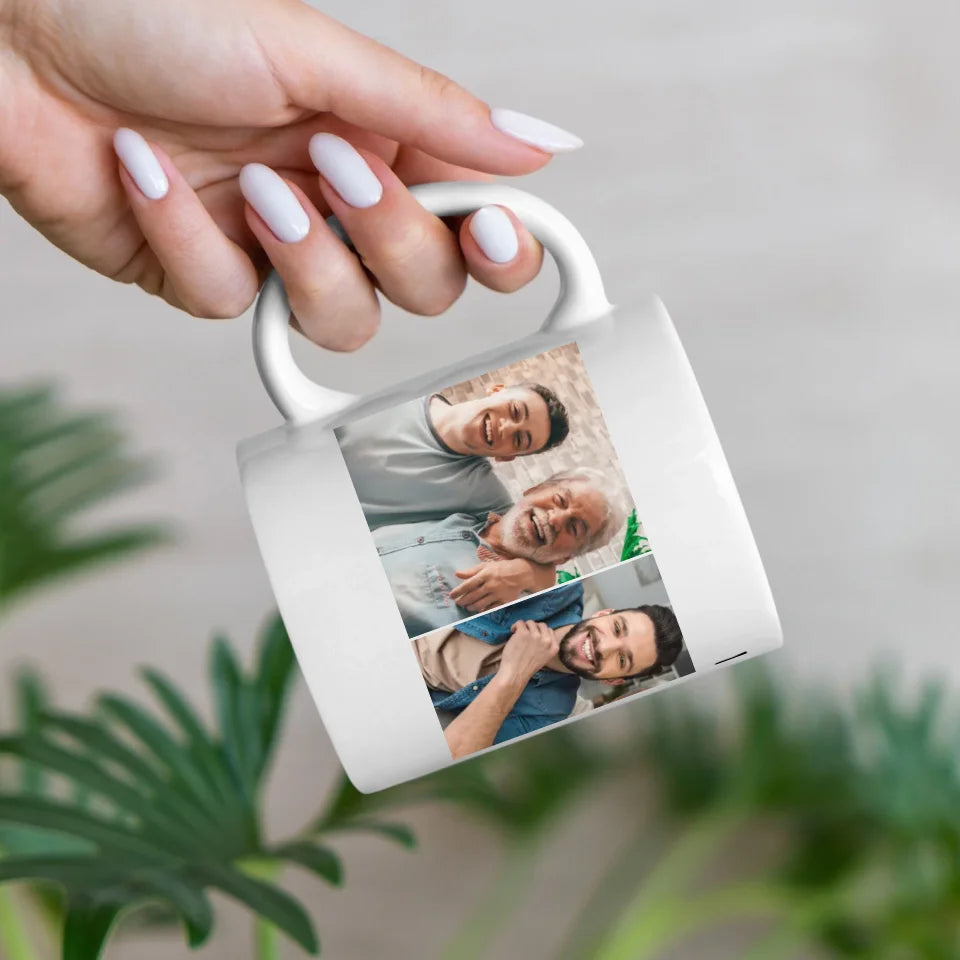 Kolaż dla dziadka - Kubek, wyjątkowy prezent dla dziadka