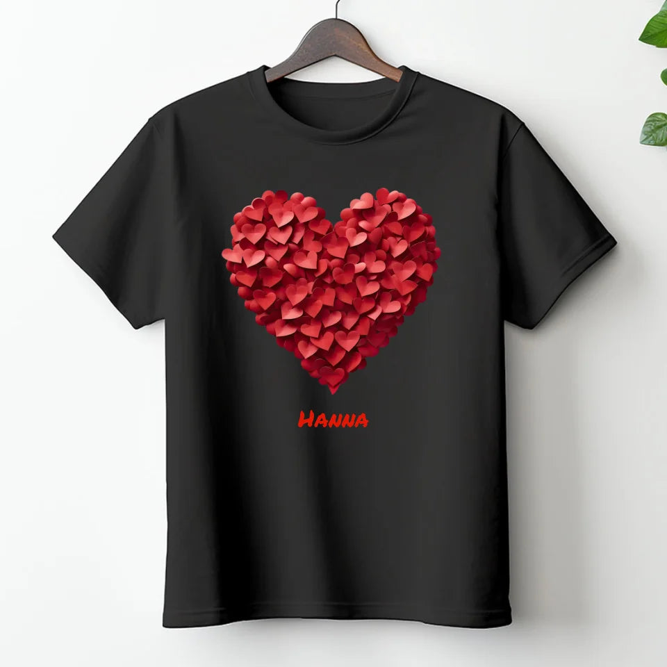 Serce miłości #2 - koszulka, wyjątkowy prezent dla pary