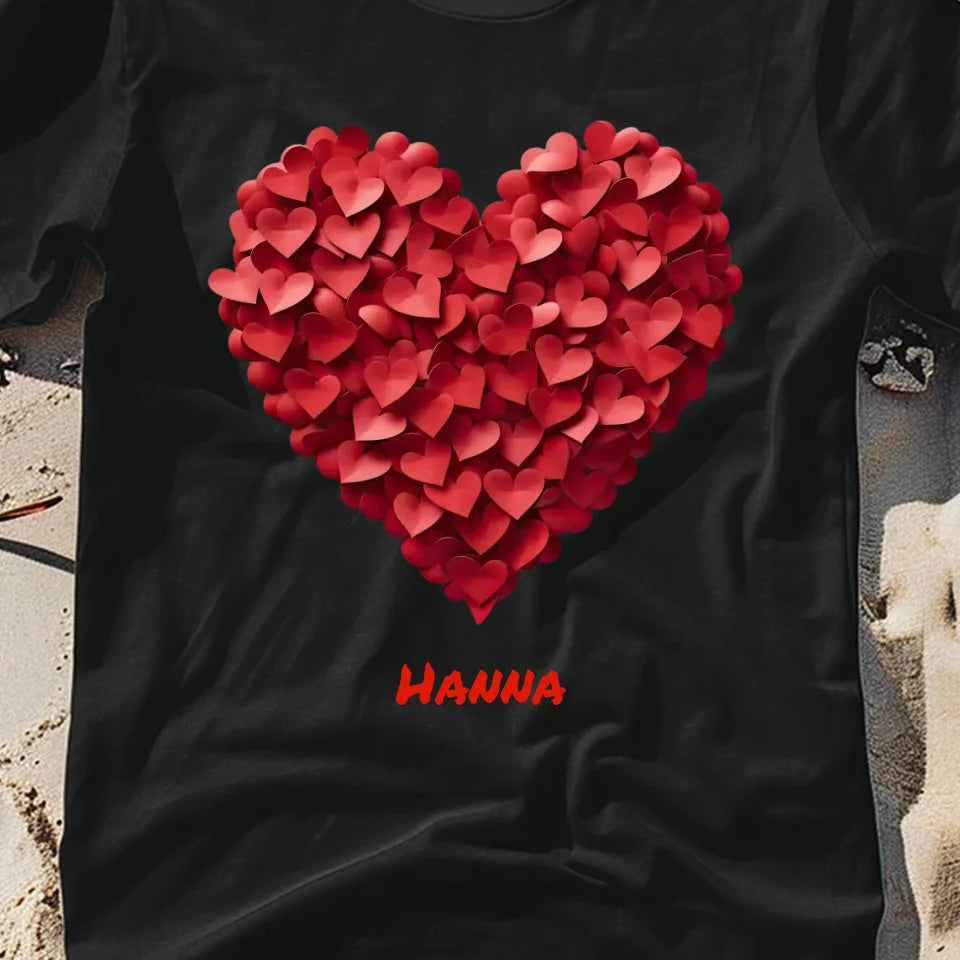 Serce miłości #2 - koszulka, wyjątkowy prezent dla pary