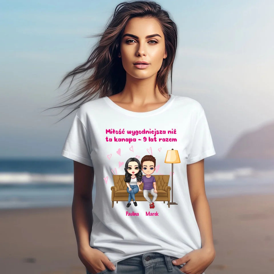 x lat razem - koszulka, wyjątkowy prezent dla pary
