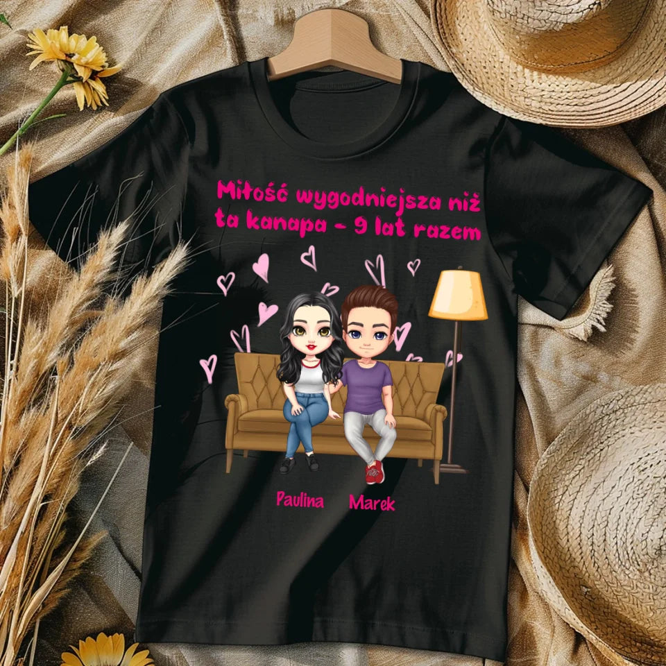 x lat razem - koszulka, wyjątkowy prezent dla pary