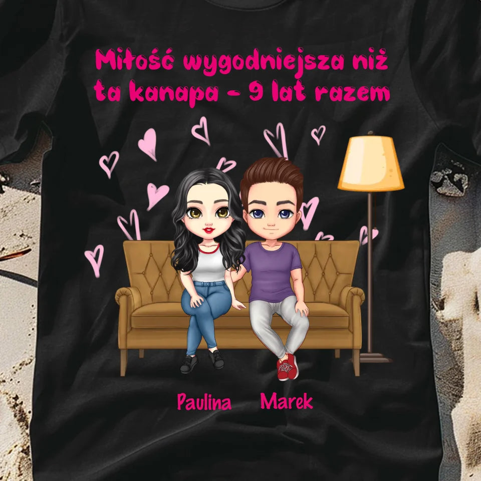 x lat razem - koszulka, wyjątkowy prezent dla pary