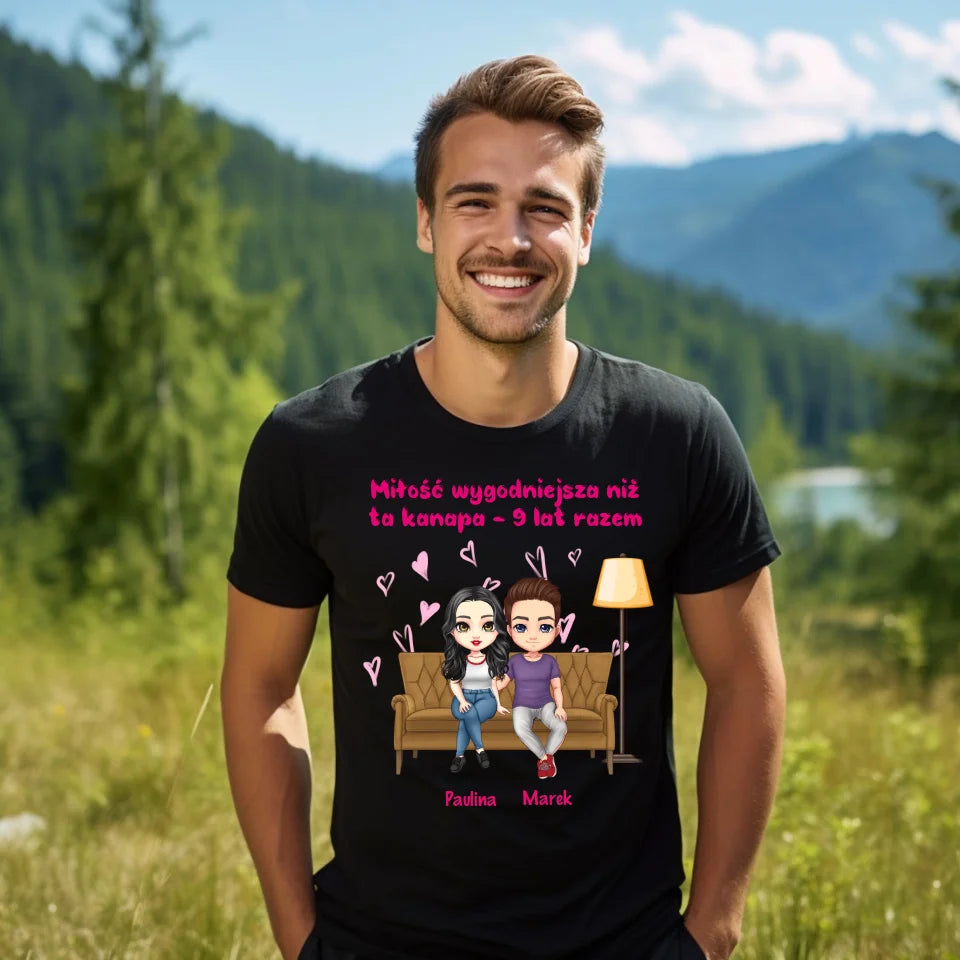 x lat razem - koszulka, wyjątkowy prezent dla pary