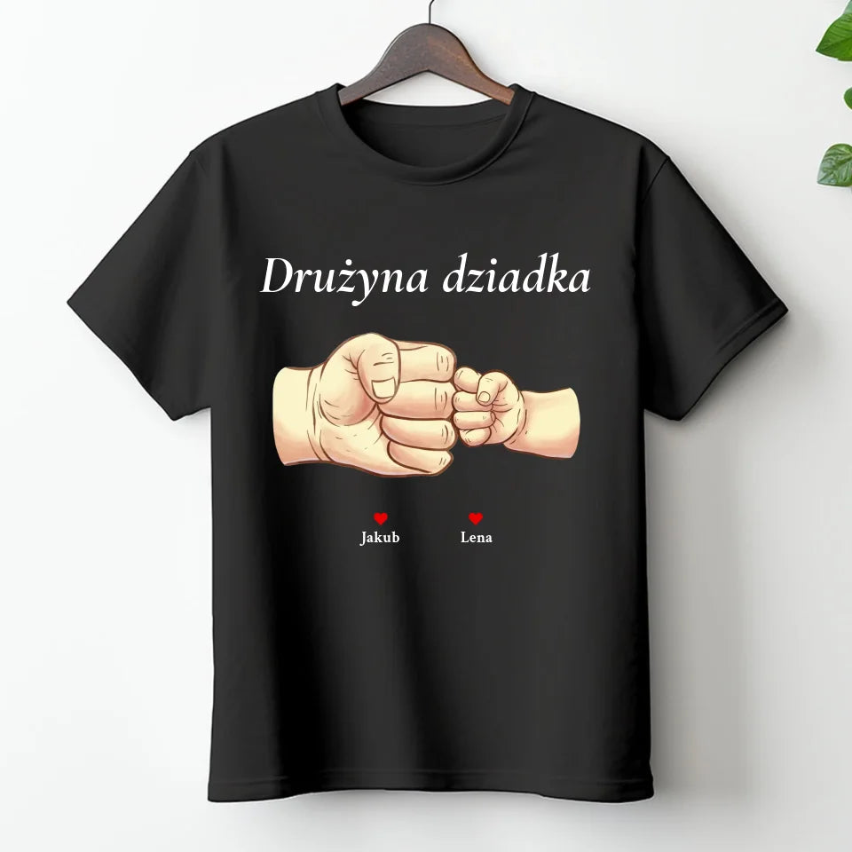 Drużyna dziadka #2 - koszulka, wyjątkowy prezent dla dziadka