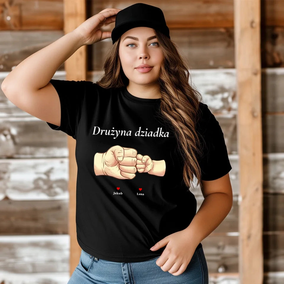 Drużyna dziadka #2 - koszulka, wyjątkowy prezent dla dziadka
