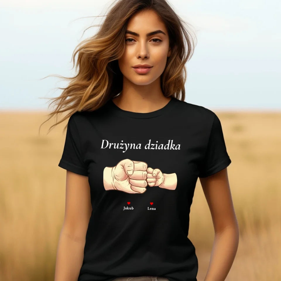 Drużyna dziadka #2 - koszulka, wyjątkowy prezent dla dziadka