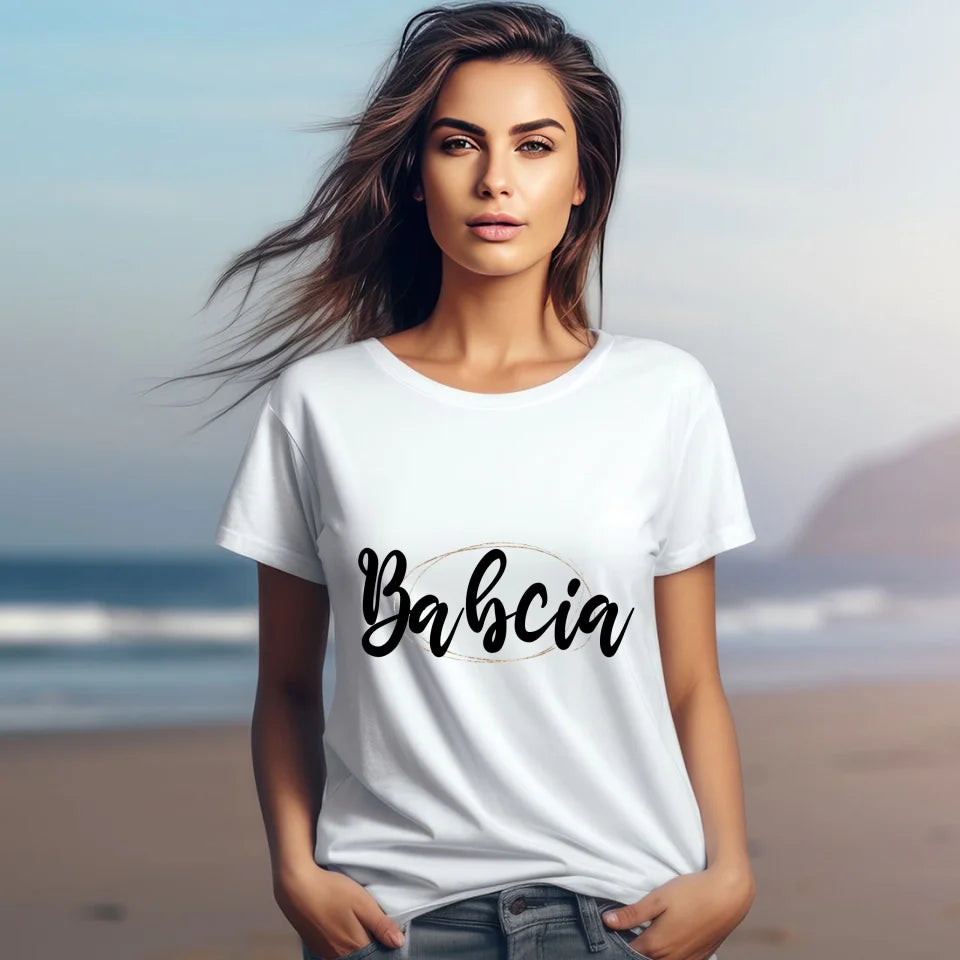 Babcia "Figurka" - koszulka, wyjątkowy prezent