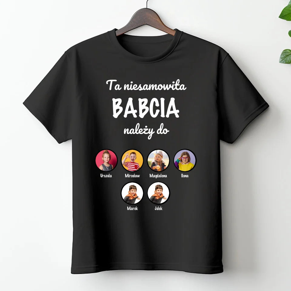 Ta niesamowita BABCIA należy do - koszulka, wyjątkowy prezent dla babci