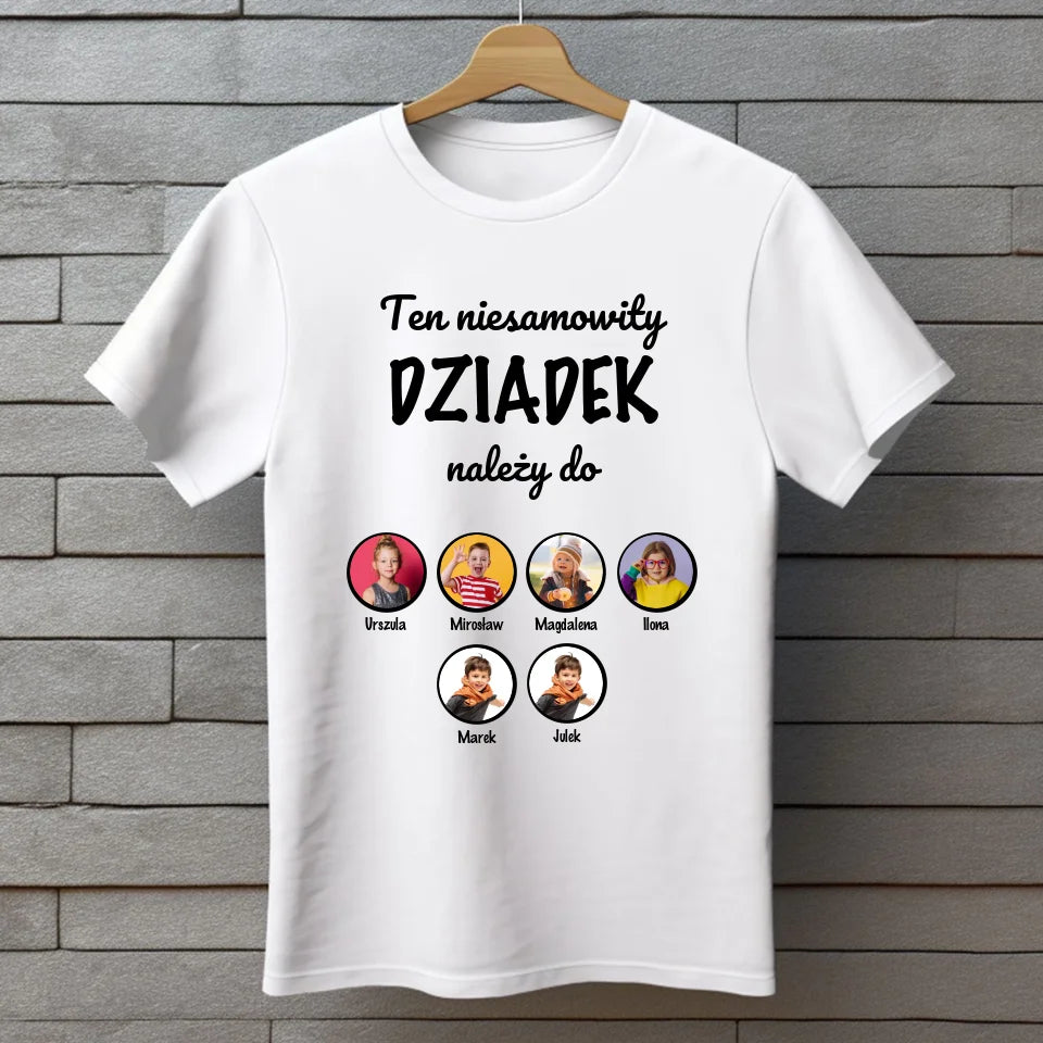 Ten niesamowity DZIADEK należy do - koszulka, wyjątkowy prezent dla dziadka
