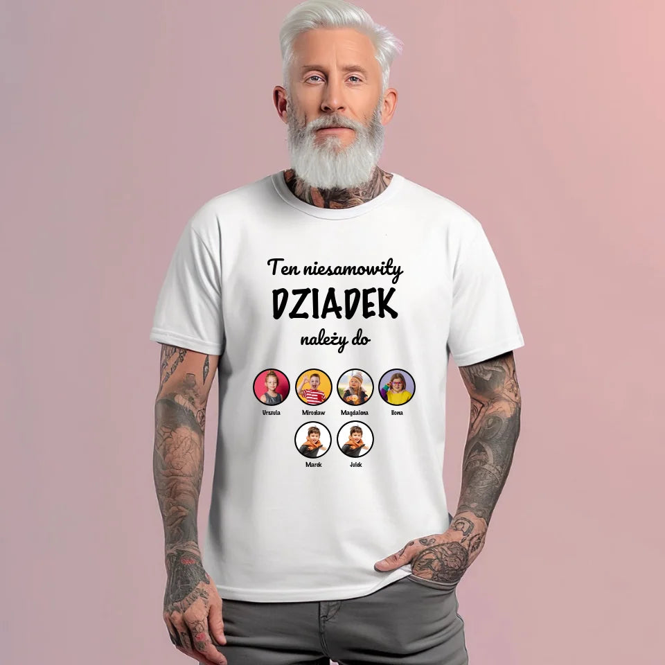 Ten niesamowity DZIADEK należy do - koszulka, wyjątkowy prezent dla dziadka