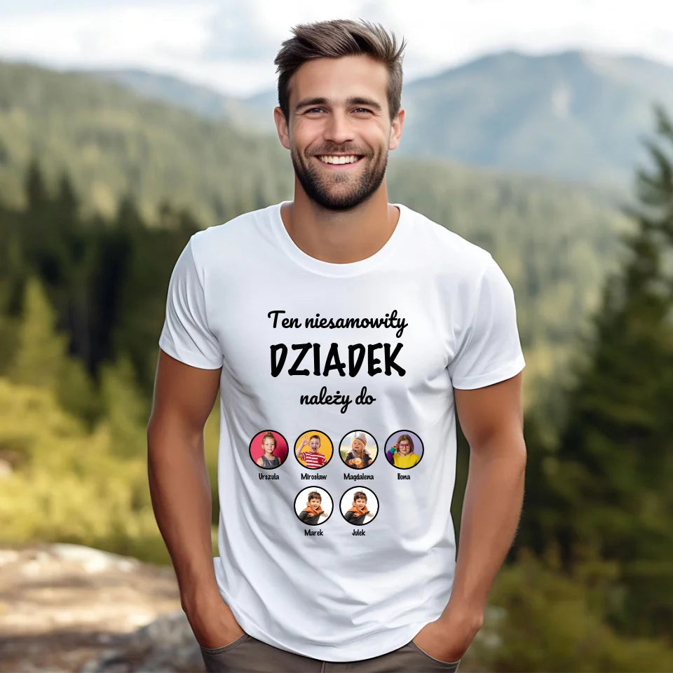 Ten niesamowity DZIADEK należy do - koszulka, wyjątkowy prezent dla dziadka