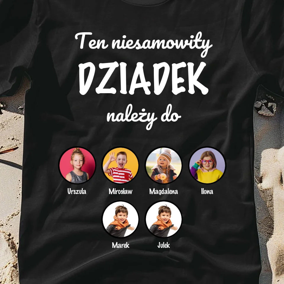 Ten niesamowity DZIADEK należy do - koszulka, wyjątkowy prezent dla dziadka