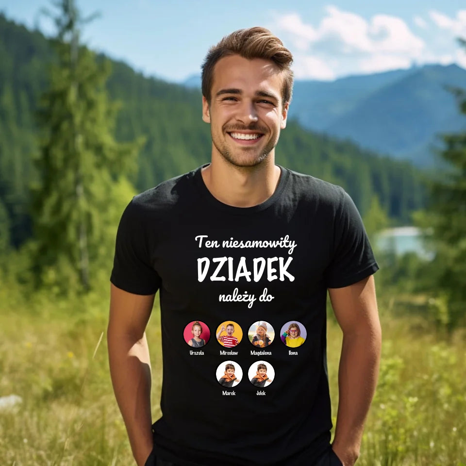 Ten niesamowity DZIADEK należy do - koszulka, wyjątkowy prezent dla dziadka