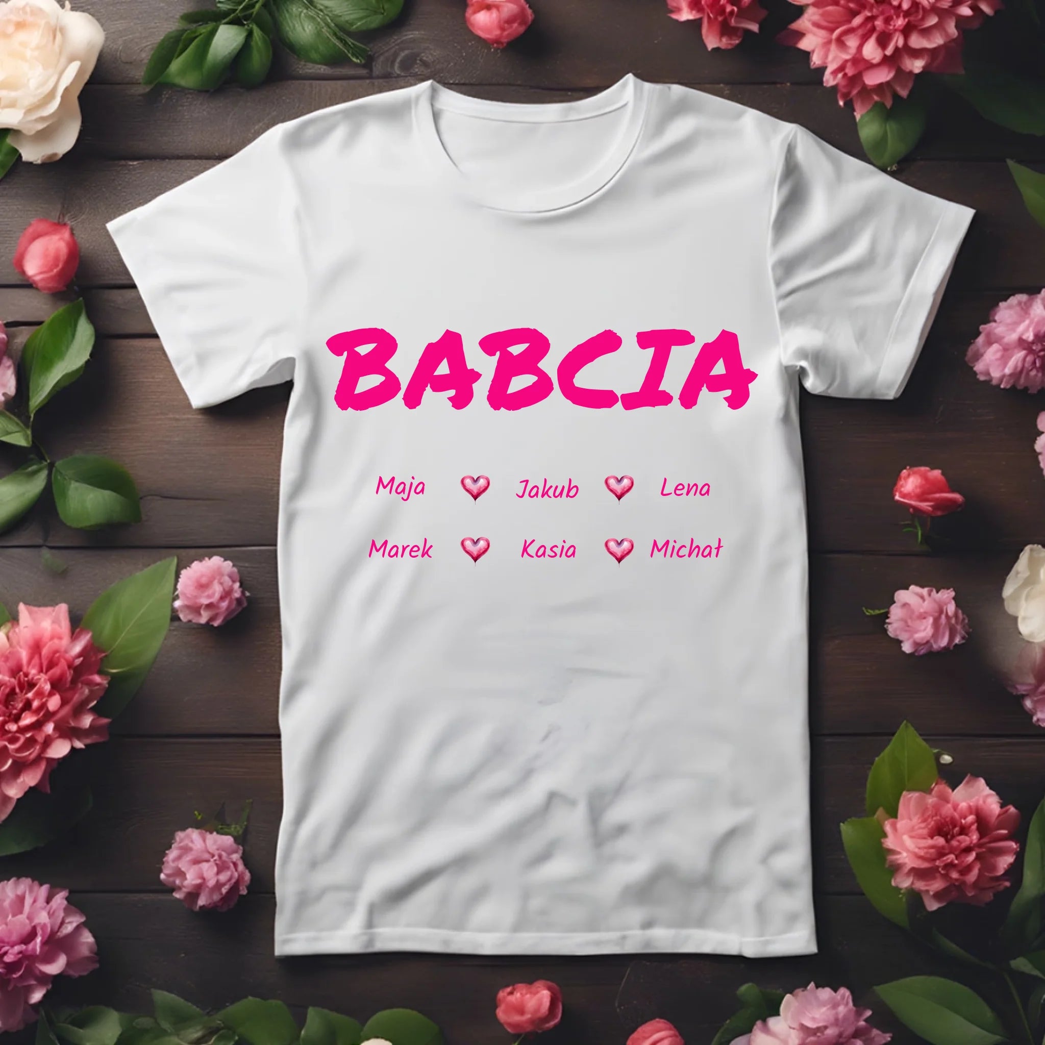 Babcia - koszulka, wyjątkowy prezent dla babci