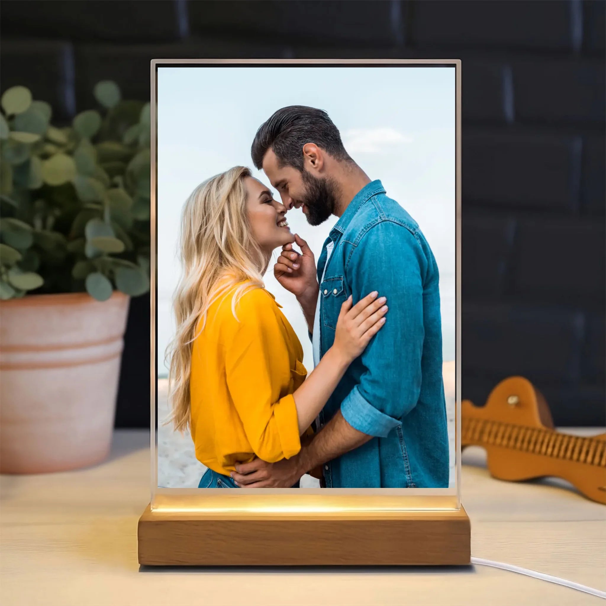 Zdjęcie pary - Druk na szkle, spersonalizowany prezent dla pary